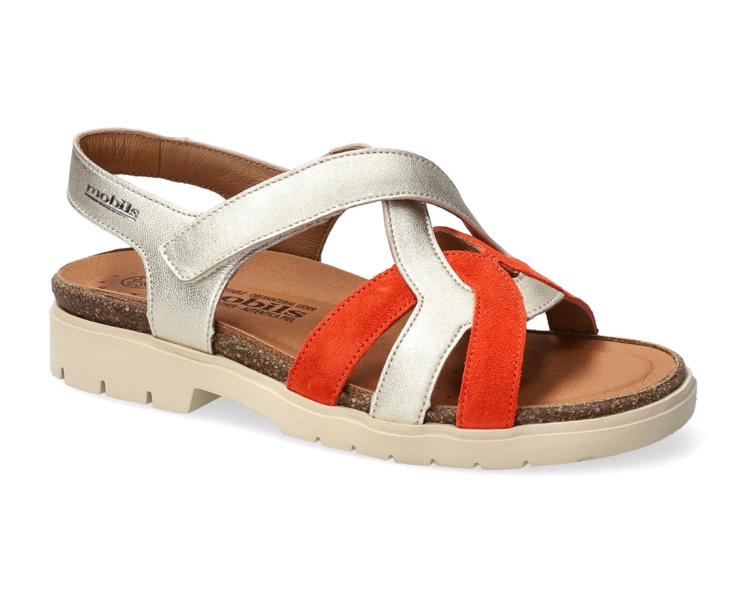 sandales femme modèle Sway Orange - Mephisto